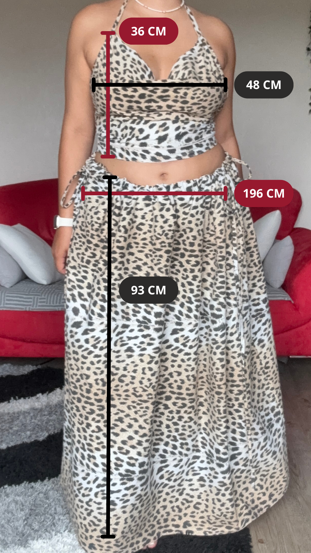 Vicky set - Leopard - SMALL