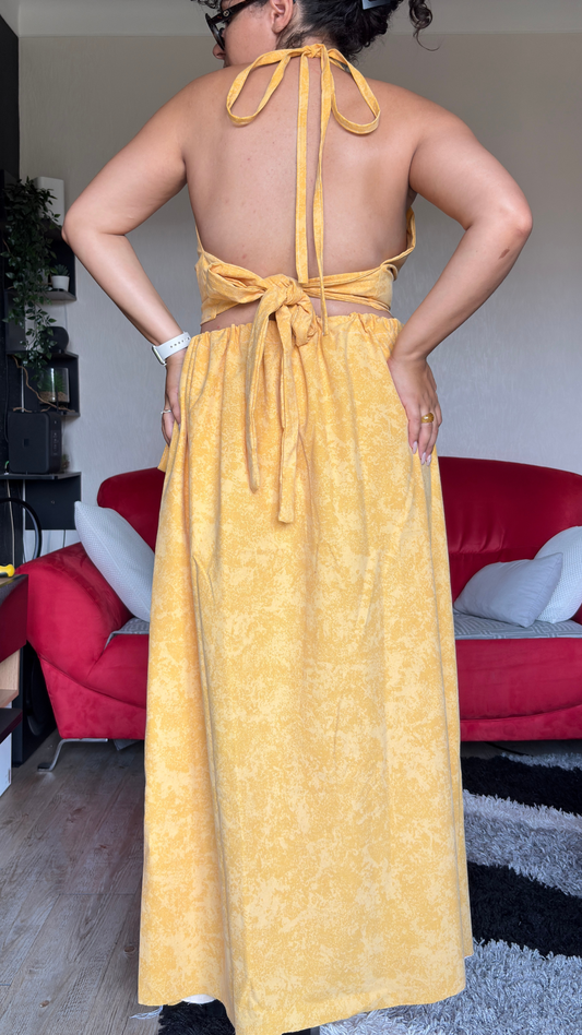 Vicky set - Jaune moucheté - MEDIUM