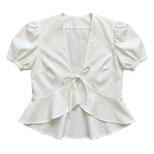 DAISY - Tie-front blouse - Size 36