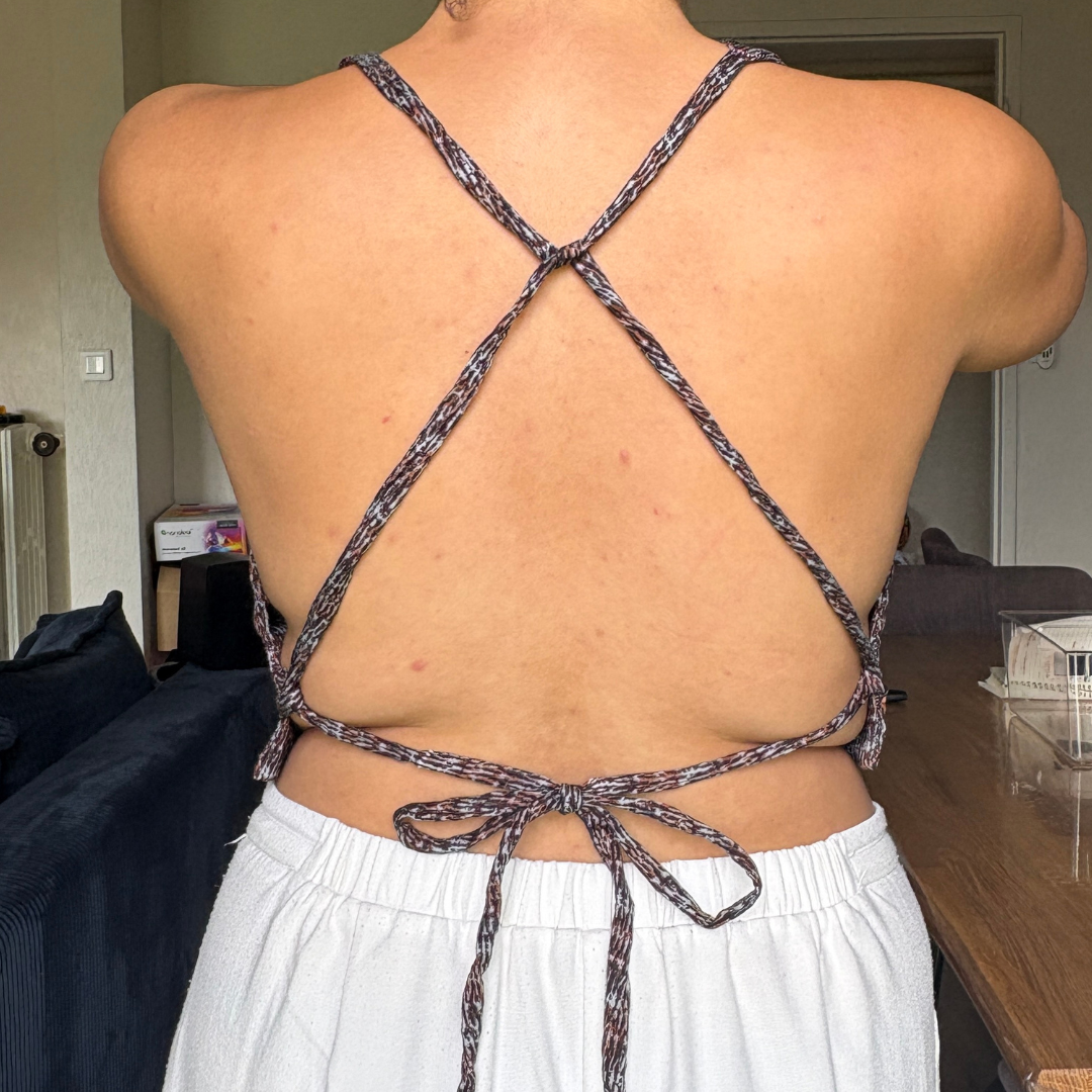 Vicky top - Dos croisé - MEDIUM