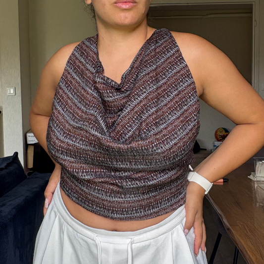 Vicky top - Criss-cross back - MEDIUM