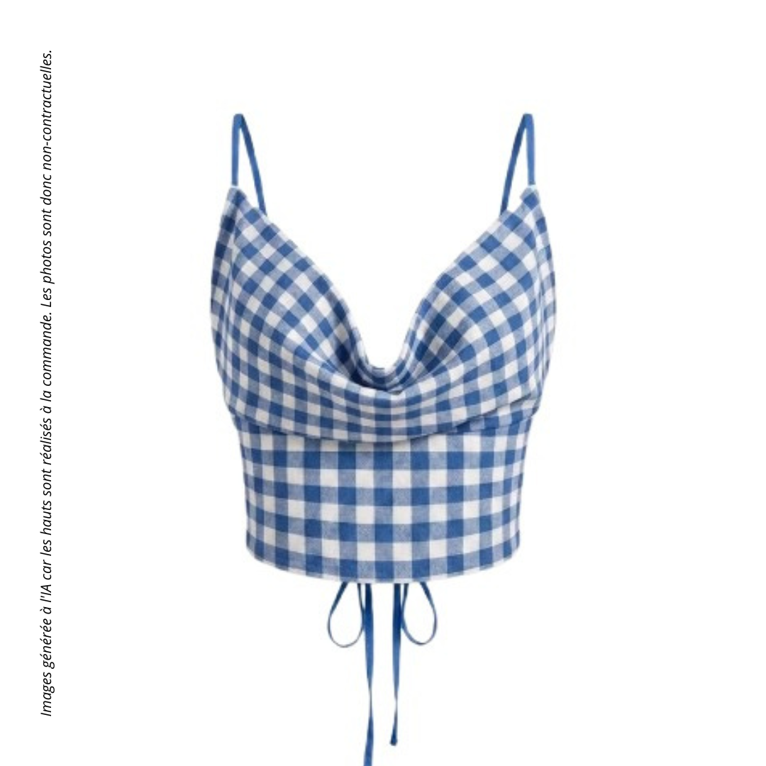 Victoria - Vichy bleu - 32 au 52