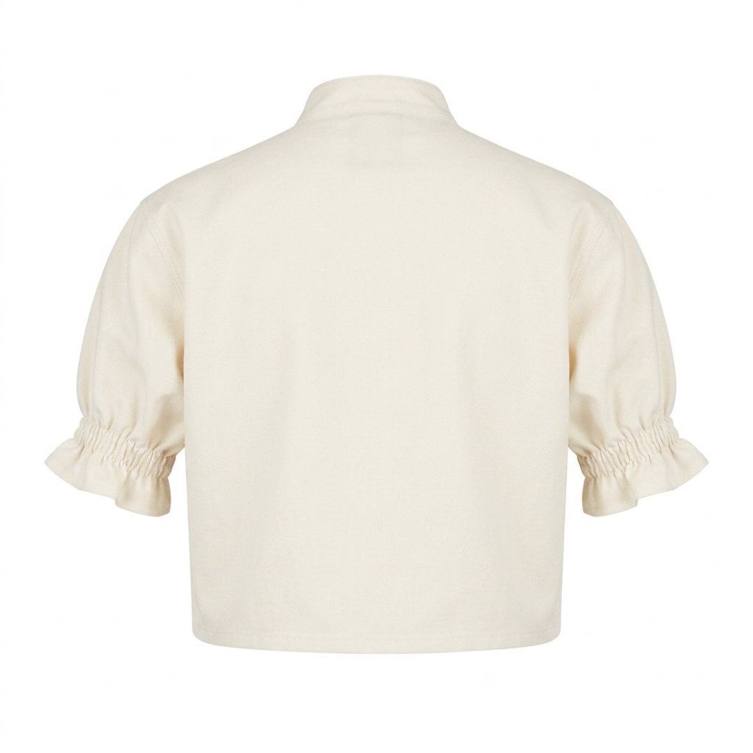 AMBRE - Tie-front blouse - Size 40