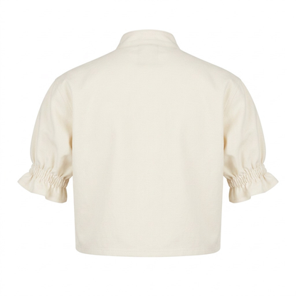 AMBRE - Tie-front blouse - Size 40