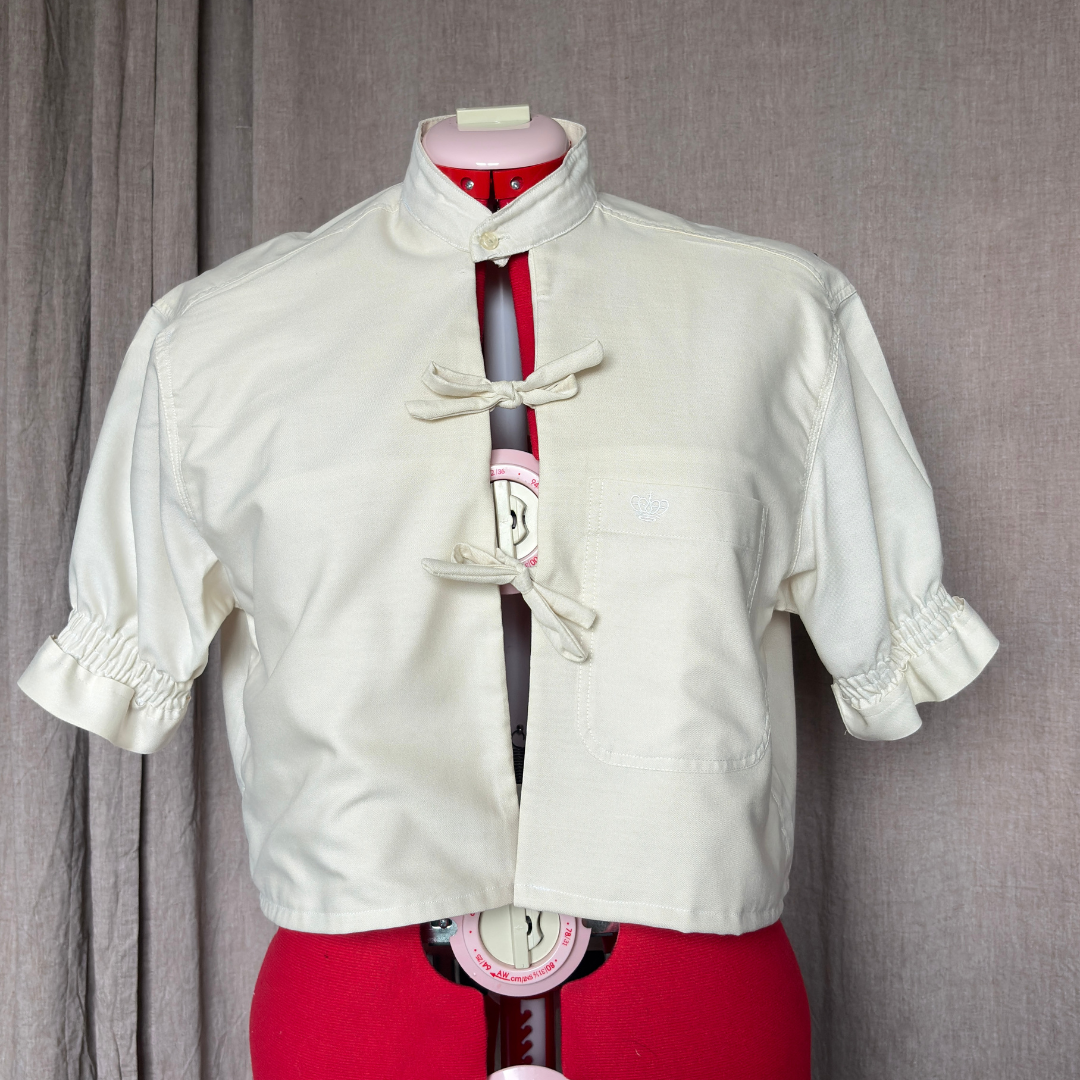 AMBRE - Tie-front blouse - Size 40